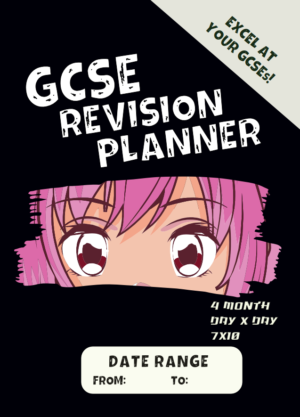 GCSE Planner - Anime Girl Eyes