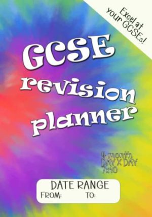 GCSE Planner - Rainbow Tiedye