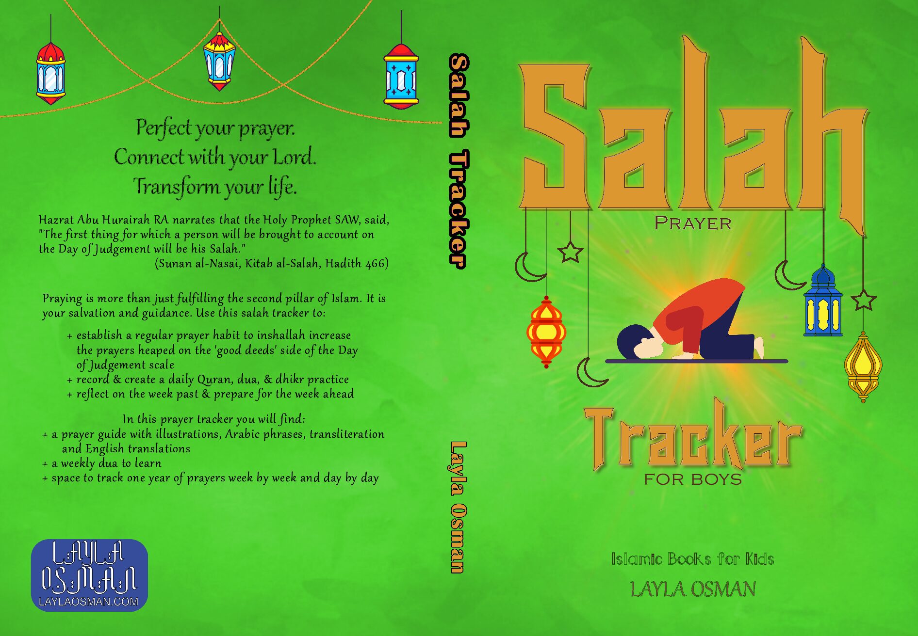 Salah Prayer Tracker For Boys: Islamic Books For Kids